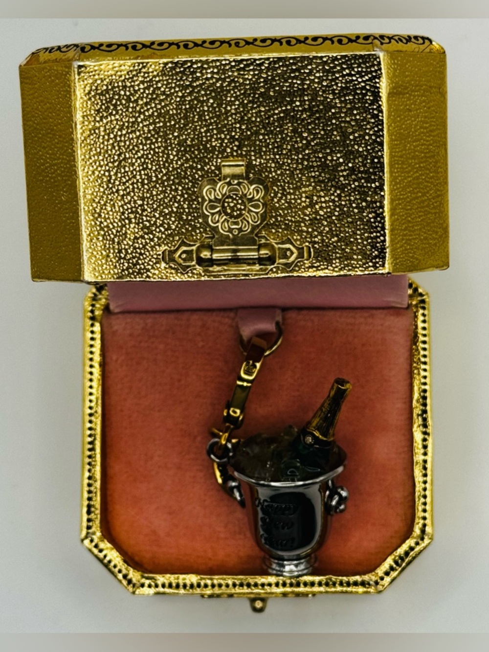 Juicy Couture Charm Limited Edition 2010 Champagne Bucket Purse Charm